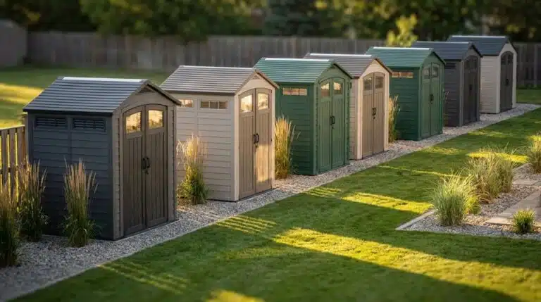 Top-Gartenhäuser aus Kunststoff