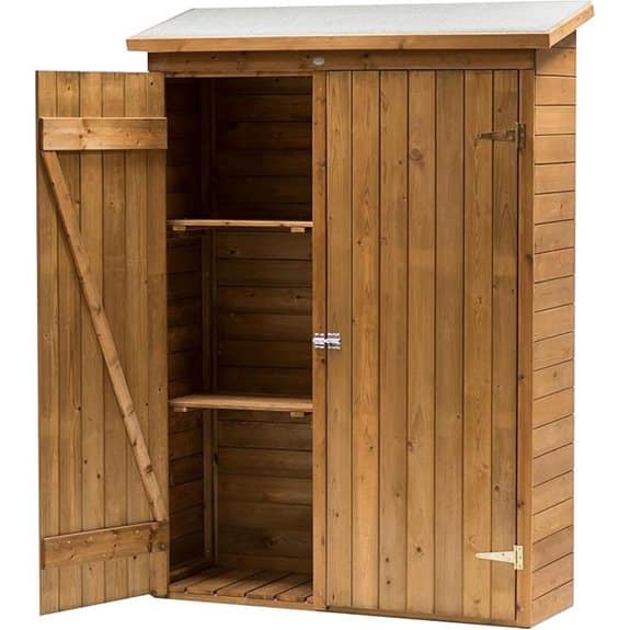 AXI Olivier Gartengeräte-Schrank aus Holz, braun