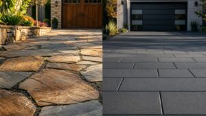 Naturstein vs. Betonpflasterung